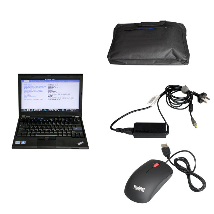 ALLSCANNER VXDIAG MULTI Diagnostic Tool for BMW, BENZ and VW 3 in 1 Software pre-installed with 2TB SSD and X220 Laptop