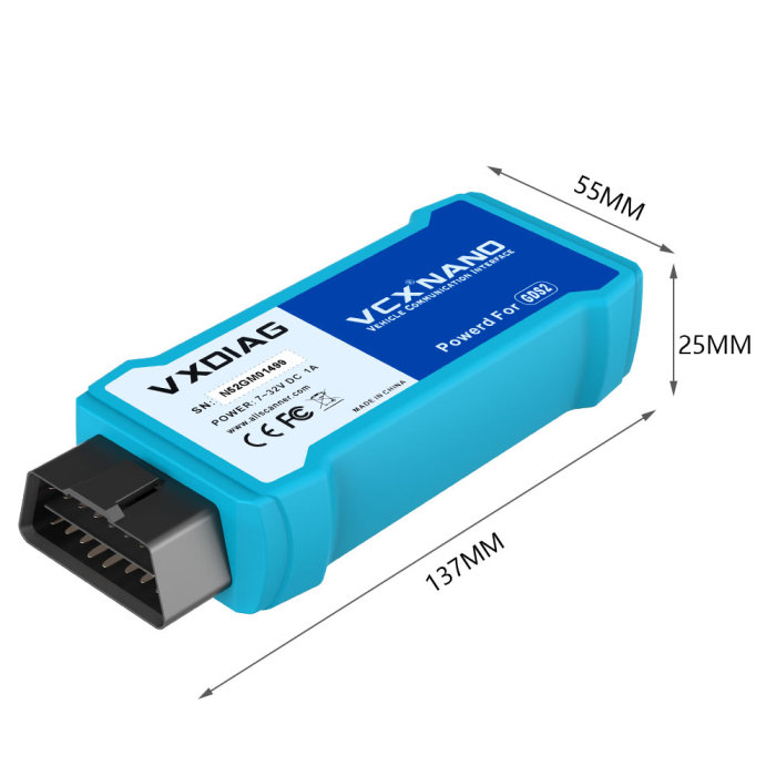 [8th Anni Sale] (Ship from US) WiFi Version VXDIAG VCX NANO for GM / OPEL GDS2 V2021.4 Tech2WIN 16.02.24 Diagnostic Tool