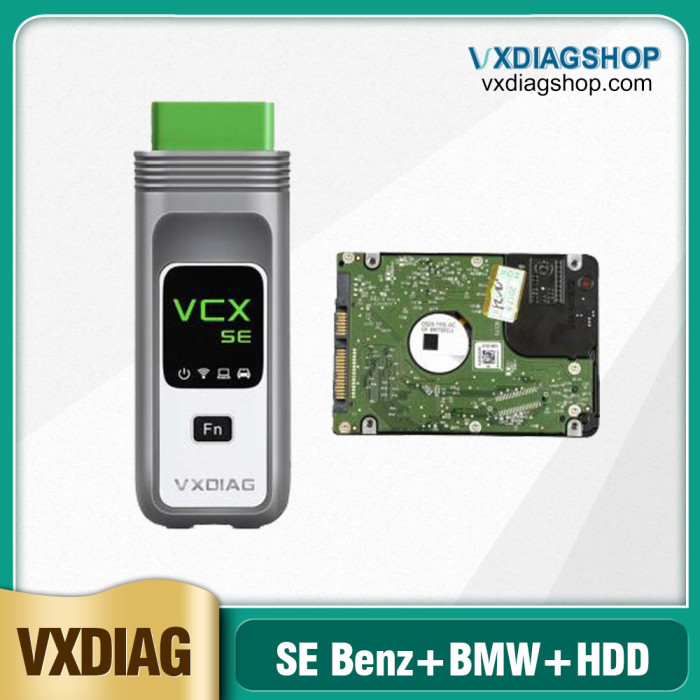 [8th Anni Sale] VXDIAG VCX SE DoIP for BMW, BENZ 2 in 1 with 1TB Software HDD