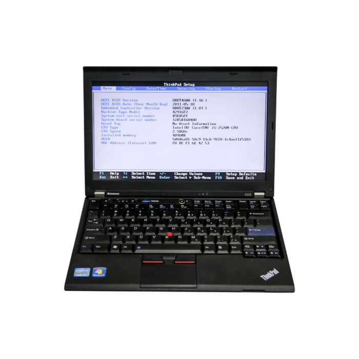 V2022.6 MB SD C4 Plus Support Doip with SSD on Lenovo X220 Laptop Software Installed Ready to Use