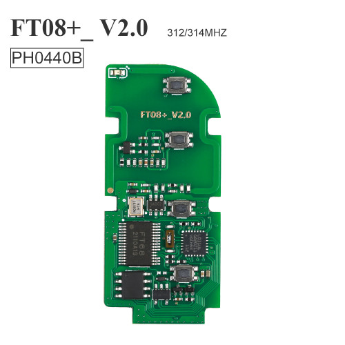 Lonsdor FT08 PH0440B Update Verson of FT08-H0440C 312/314Mhz Toyota Smart Key PCB with Shell