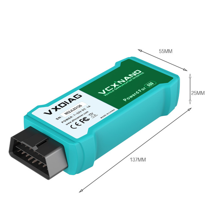 [8th Anni Sale] V162 VXDIAG VCX NANO for Land Rover and Jaguar JLR SDD WIFI Version