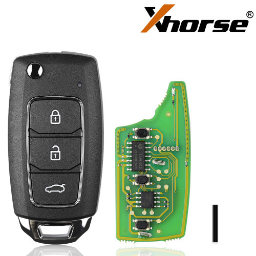 [UK Ship] Xhorse XKHY05EN Wire Remote Key Hyundai 3 Buttons English 5pcs/lot