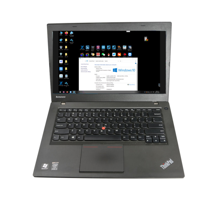 [8th Anni Sale] VXDIAG VCX SE DOIP for Benz & BMW with 1TB Software HDD Pre-installed on Second-Hand Lenovo T440P Laptop