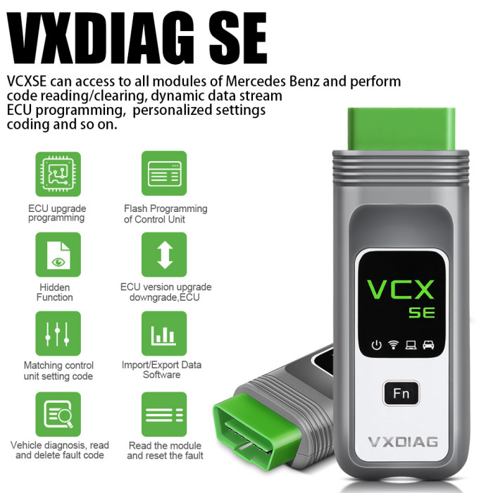 [8th Anni Sale] [500G Benz SSD] 2022.06 VXDIAG VCX SE DoIP For Benz Support Offline Coding/Remote Diagnosis with Free Donet Authorization & 500GB Xentry DTS Monaco SSD