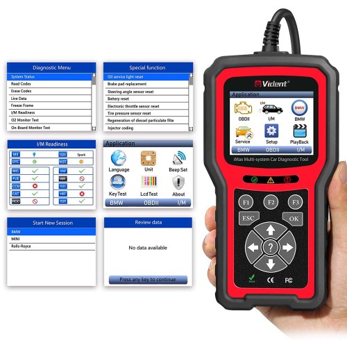 [Clearance Sale US Ship] VIDENT iMax4302 BMW Full System Diagnostic Tool Free Update Online Lifetime