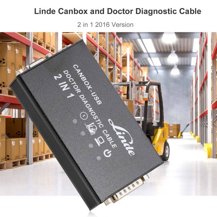 Exclusive Sales Linde Canbox and Doctor Diagnostic Cable 2 in 1 2016 Version