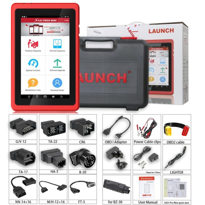 [EU Ship] Launch X431 ProS Mini Android Pad Multi-System Diagnostic & Service Tool 2 Years Free Update Online