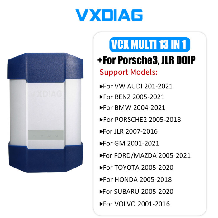 [8th Anni Sale] Complete Version VXDIAG VCX Multi DOIP Support 13 Car Brands incl JLR DOIP & PW3 with 2TB HDD & 500GB PW3 Software SSD