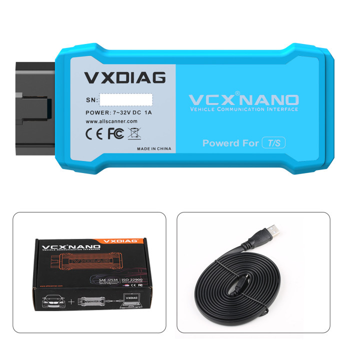 [8th Anni Sale] WIFI Version VXDIAG VCX NANO for TOYOTA TIS Techstream V17.10.012 Compatible with SAE J2534 Free Shipping