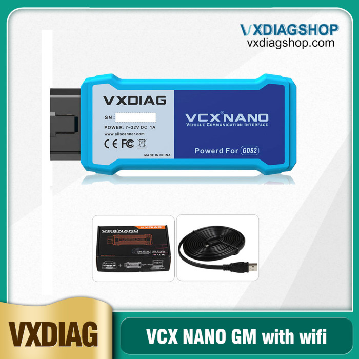 [8th Anni Sale] (Ship from US) WiFi Version VXDIAG VCX NANO for GM / OPEL GDS2 V2021.4 Tech2WIN 16.02.24 Diagnostic Tool