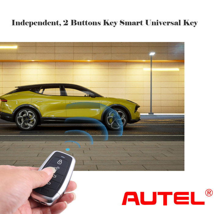 [Pre-order] AUTEL IKEYAT004CL 4 Buttons Independent Universal Smart Key 5pcs/lot