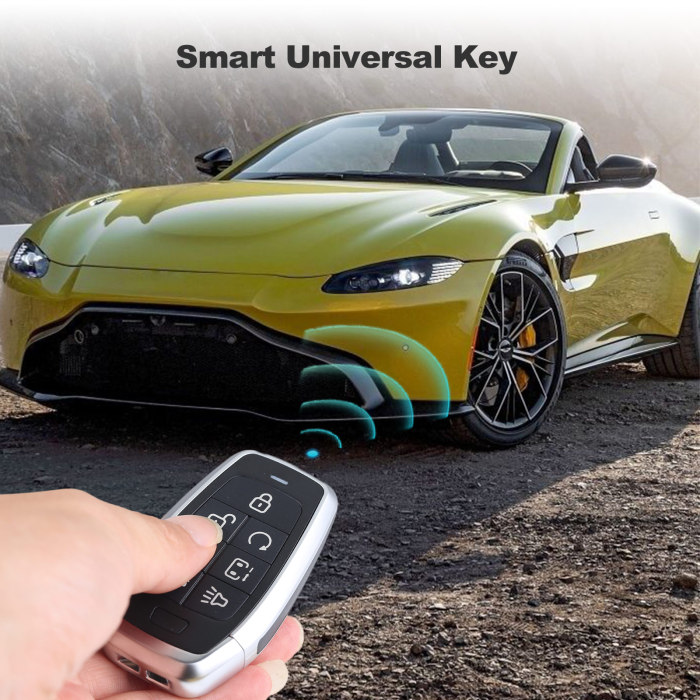 [In Stock] AUTEL IKEYAT007AL 7 Buttons Independent Universal Smart Key 5pcs/lot