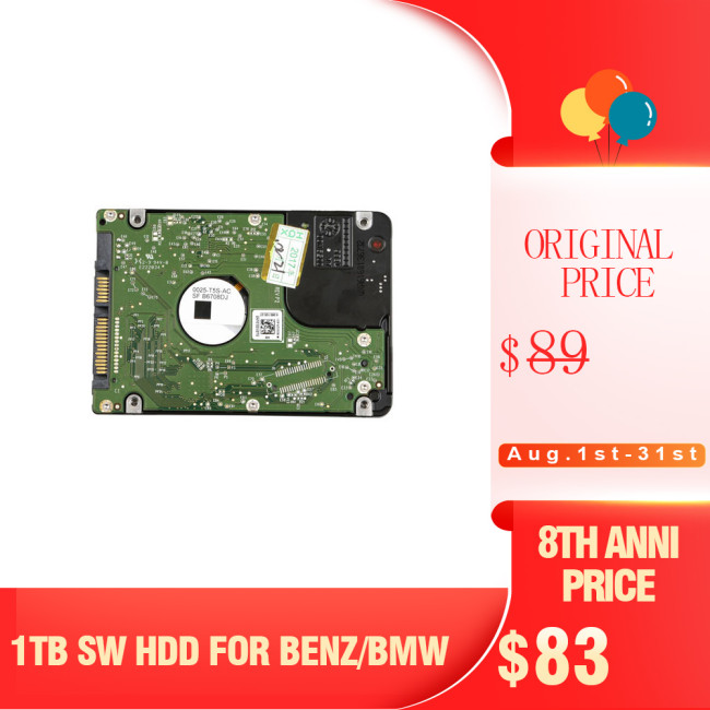 [8th Anni Sale] 1TB Hard Drive with 2022.06 BENZ Xentry BMW ISTA-D 4.32.15 ISTA-P 68.0.800 Software for VXDIAG Multi Tools