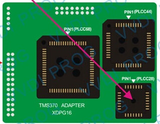 [Clearance Sale US Ship]  Xhorse VVDI Prog TMS370 (PLCC28\PLCC44\PLCC68) Adapter