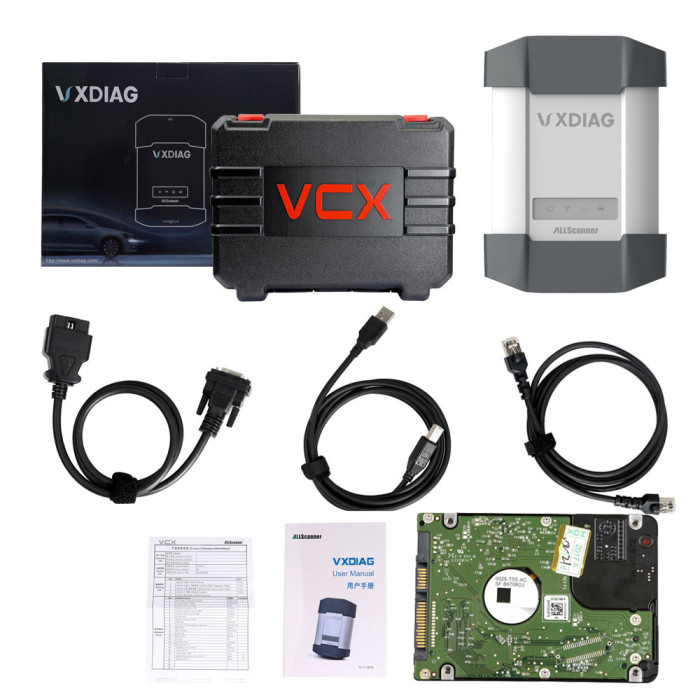 [8th Anni Sale] AllScanner VXDIAG Benz C6 Star C6 VXDIAG Multi Diagnostic Tool With 2022.06 500GB Xentry Software Hard Drive DTS Monaco 8.13