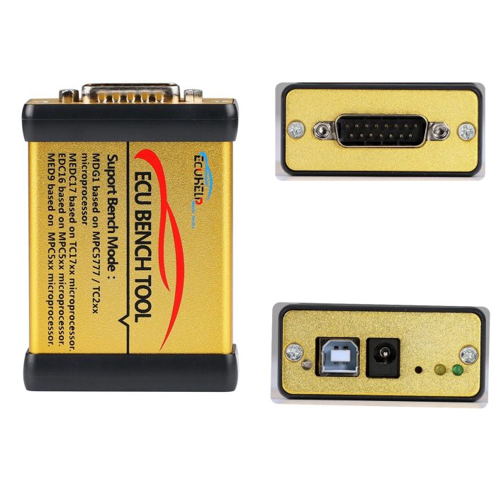 2022 ECUHelp ECU Bench Tool Full Version with License Supports MD1 MG1 EDC16 MED9 No Need to Open ECU