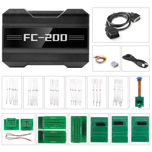 [US/EU Ship] V1.0.7 CG FC200 ECU Programmer Full Version with New Adapters Set 6HP & 8HP / MSV90 / N55 / N20 / B48/ B58