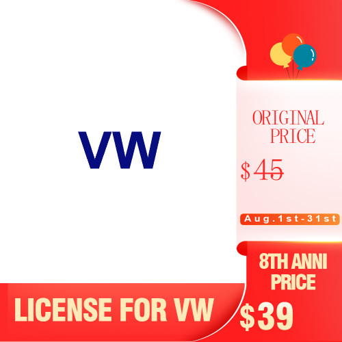 [8th Anni Sale] VXDIAG Multi Diagnostic Tool Authorization License for VW