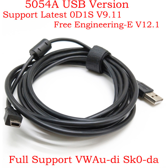 VAS5054A Support GEKO online ODIS V9.11 Free Engineering-E V14.1 For VW/Au-di Skda cars diagnostic whole car system scan