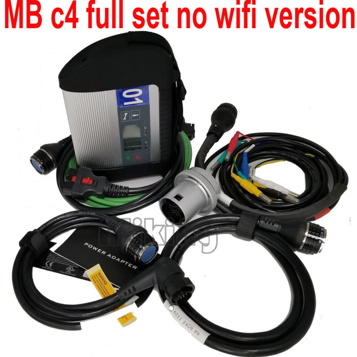 mb star C4 truck car diagnostic scan tool  Software SSD Multiplexer with 13.3inch laptop