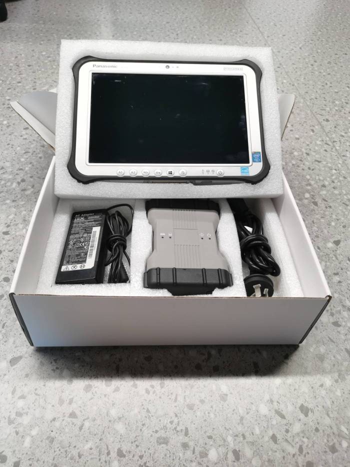 MB Star C6 Mercedes Benz xentry diagnosis tool VCI C6 with software V2025-3 SSD with Panasonic FZ-G1