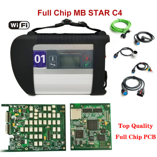 03/2024 Wifi MB STAR C4 DOIP Full Chip MB SD Connect Compact C4 Diagnosis Scanner For Benz Cars/ Trucks 2 in 1 SSD