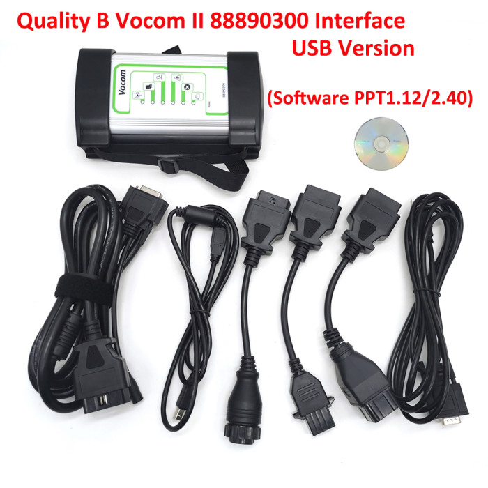 Volvo Vocom II 88890300 Interface Software PTT 2.8.15 Heavy Duty Truck Diagnostic Scan Tool for Vocom For Renolt/UD/Mack/
