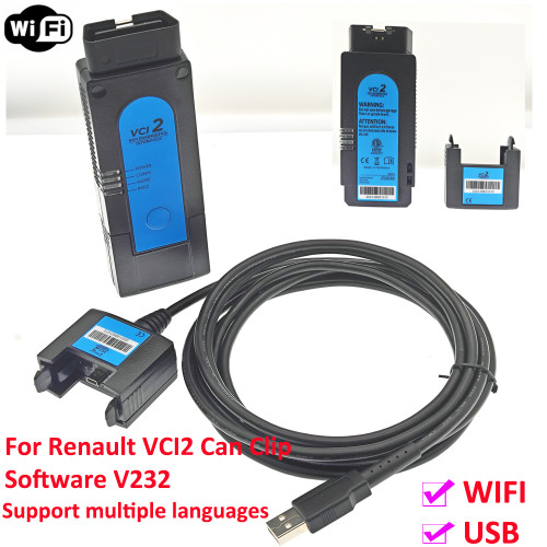NEW WiFi Renault VCI2 V232 Professional Renault Diagnostic Tool VCI2 New Interface