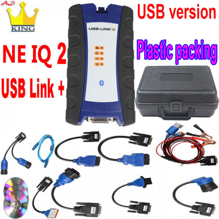 NEXIQ USB Link 2 Diesel Truck Interface 125032 diagnose with software for Heavy Duty Truck Diagnostics Tool