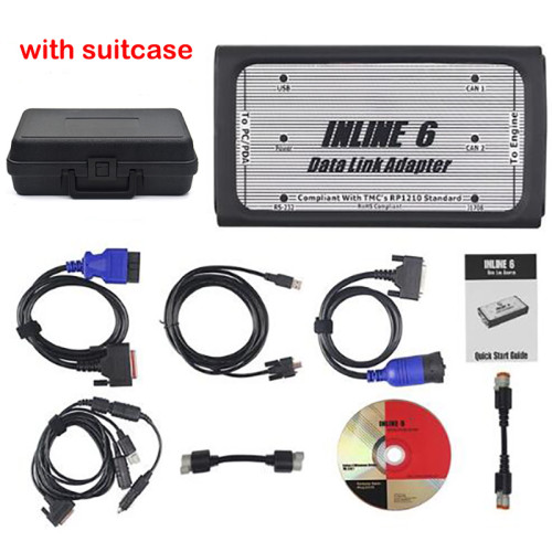 Commins INLINE 6 Data Link Adapter Heavy duty v8.9 insite INLINE OBD 2 cables Scanner Diagnostics Tools