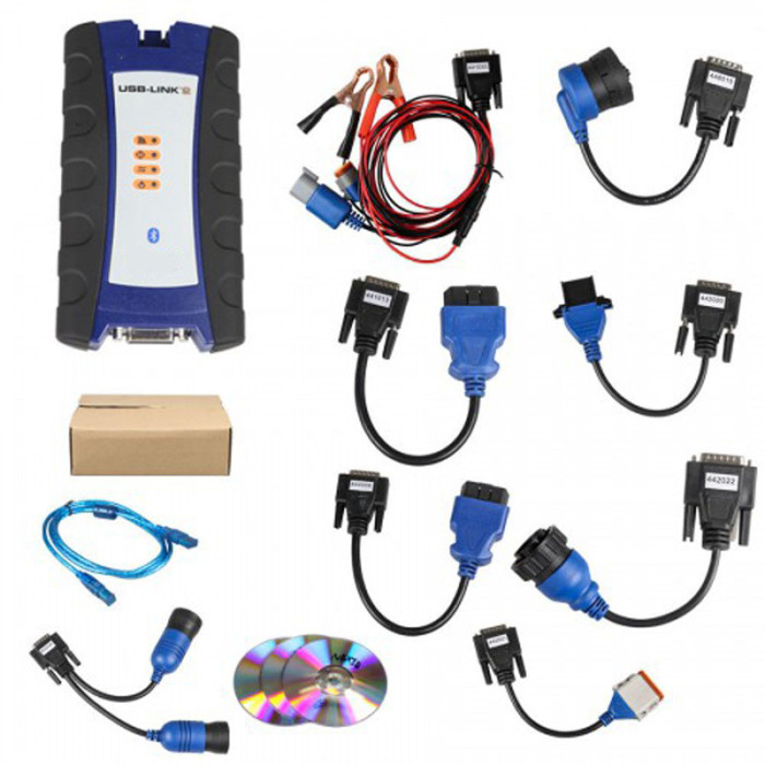 NEXIQ USB Link 2 Diesel Truck Interface 125032 diagnose with software for Heavy Duty Truck Diagnostics Tool