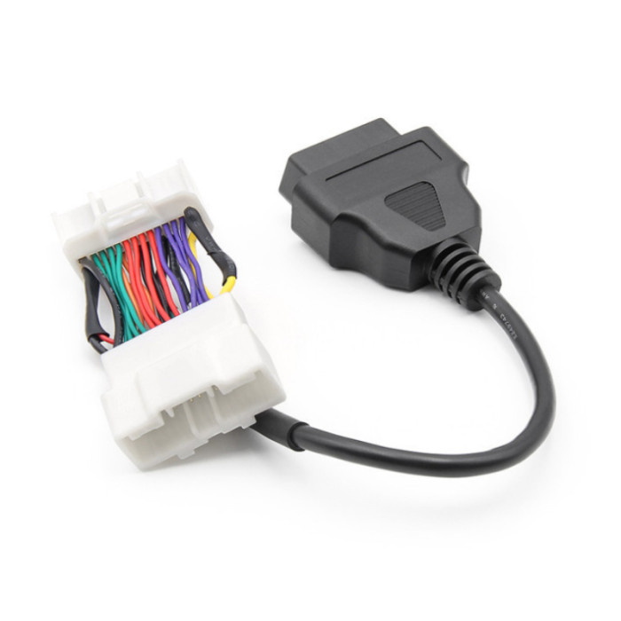 For Tesla Model 3 OBD Cable 12/20/26Pin Male Female to 16Pin Cable for Tesla Model Y Auto Adapter OBD2 Connector