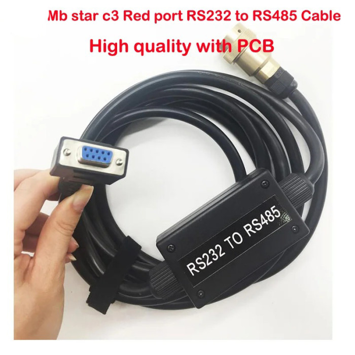 RS232 to RS485 diagnostic Cable  with PCB board inside for MB STAR C3 Multiplexer OBD2 cables for cars