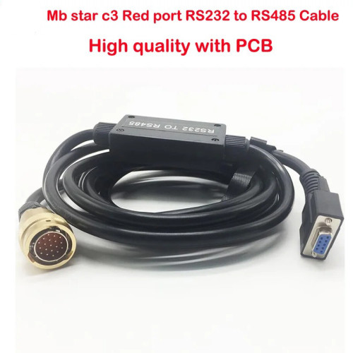 RS232 to RS485 diagnostic Cable  with PCB board inside for MB STAR C3 Multiplexer OBD2 cables for cars