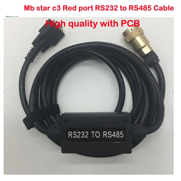 RS232 to RS485 diagnostic Cable  with PCB board inside for MB STAR C3 Multiplexer OBD2 cables for cars