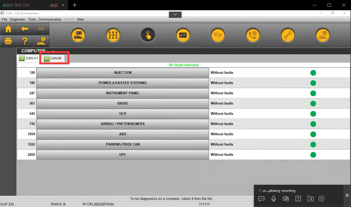 Renault car diagnostic software Clip