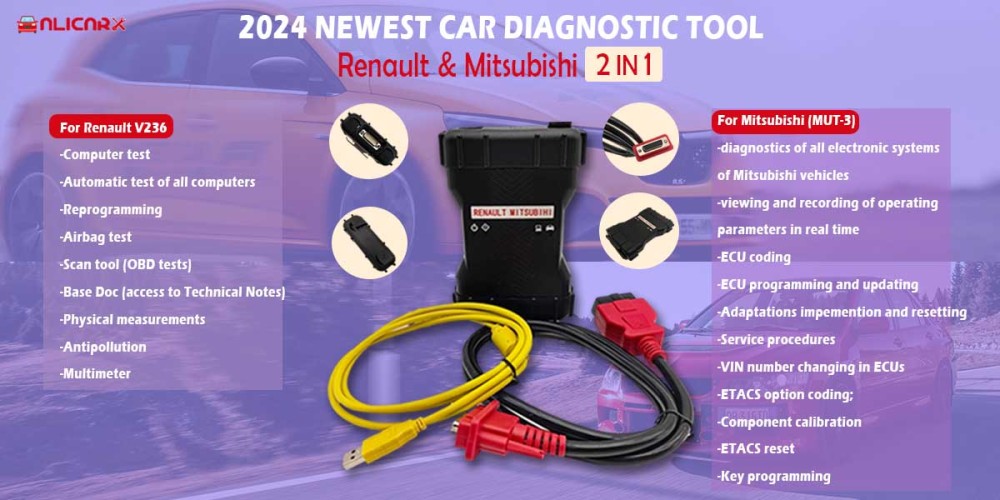 Renault & Mitsubishi 2 IN 1