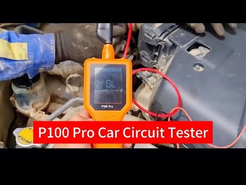 ALicar P100 Pro Car Electric Circuit Tester Automotive Battery Diagnostic Tool 12V 24V Car Truck
