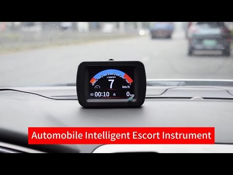 ALicar A65 Automobile Intelligent Escort Instrument Monitor Driving data GPS Positioning