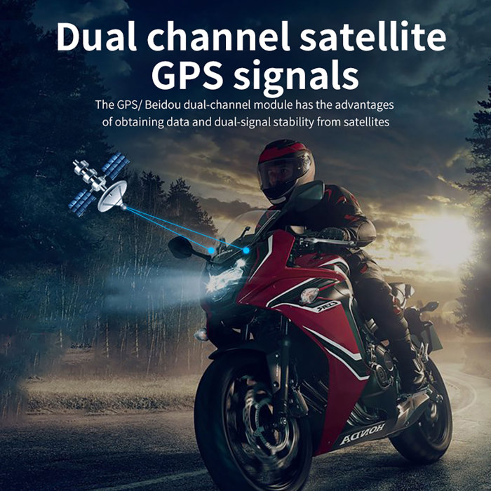 ALicar F3 Motorcycle Head Up Display GPS HUD tire pressure monitor overspeed alarm