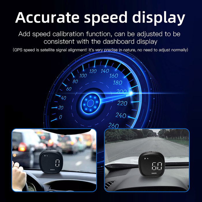 ALicar M30 GPS Speedometer HUD Head Up Display  Motorcycle Auto Universal