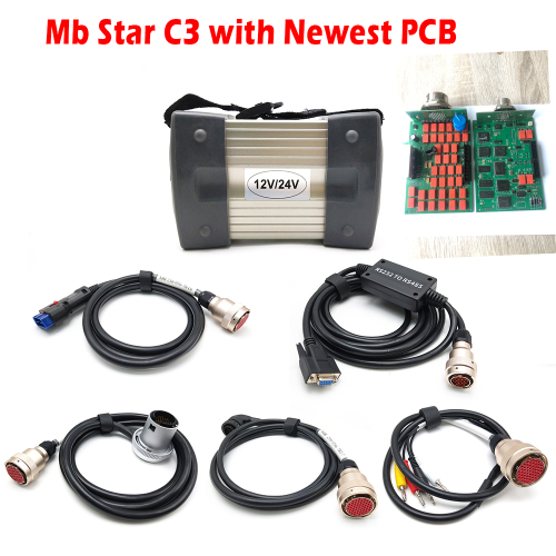 Best Price MB STAR C3 Benz Diagnostic Tool V06/2024 Newest PCB Diagnosis Scanner