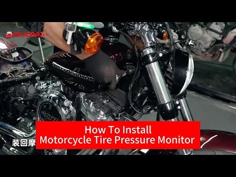 ALicar MT001 Motorcycle tire pressure monitor vehicle HUD QC3.0 Fast Charging
