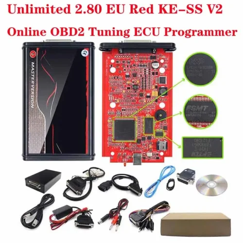 Best Red Pcb KESS V2 Online Programming Tool Car Ecu Chip Tuning Power Upgrade Tools OBD2 Repair Kit