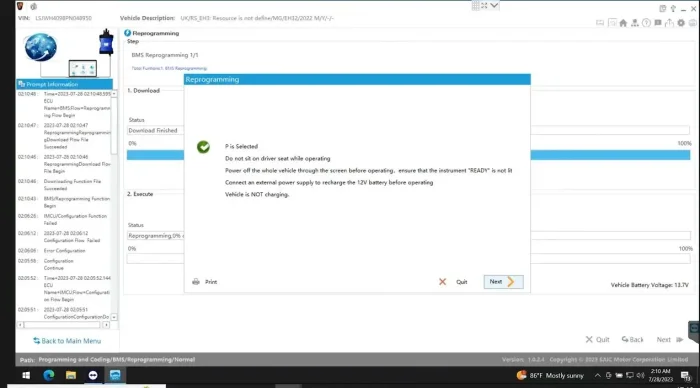 MG diagnositc software sips online login