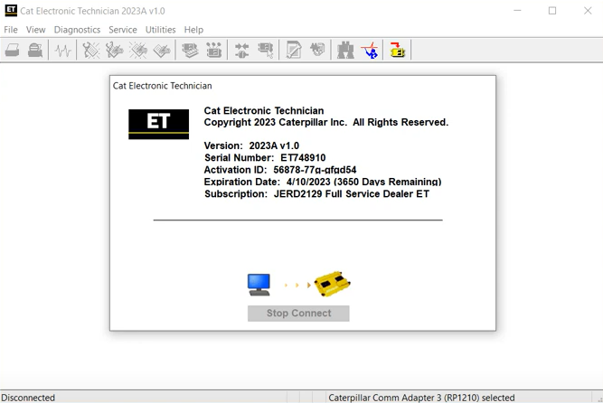 CAT ET 2023A download