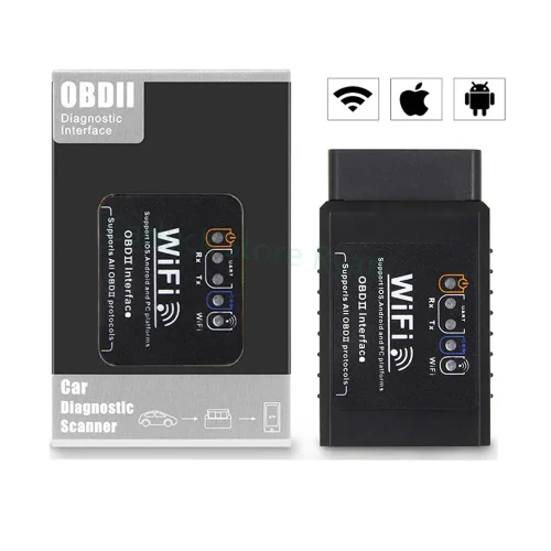 Mini Wifi Elm327 OBD2 Scanner V1.5 For IOS Android IPhone For Vehicle Diagnostic Trouble Codes