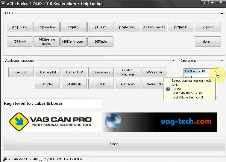 VAG CAN PRO VCP V5.5.1