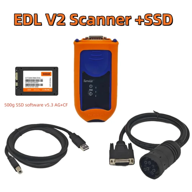 EDL V2 Truck Diagnostic Tool For John Deere Electronic Data Link V5.3 AG+CF JD Service Advisor